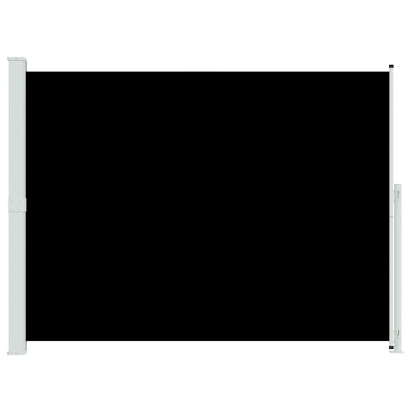vidaXL Copertină laterală retractabilă de terasă, negru, 220x300 cm