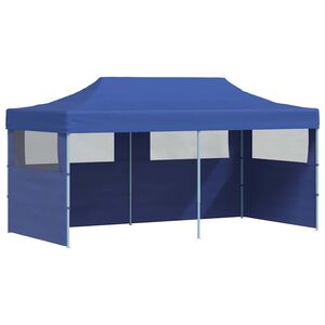 vidaXL Cort de petrecere pliabil de tip pop-up, albastru, 3 x 6 m