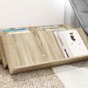 vidaXL Raft pentru reviste cu raft Stejar Sonoma 90 x 53 x 28,5 cm