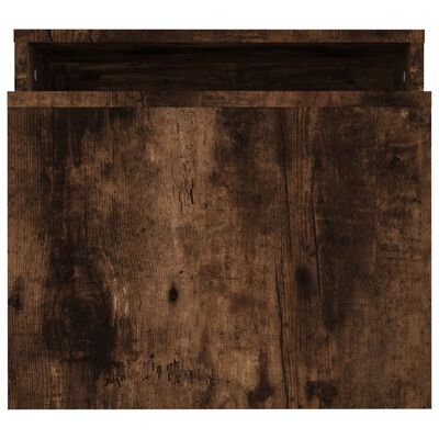 vidaXL Set măsuță de cafea stejar fumuriu 100x48x40 cm lemn prelucrat