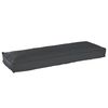 vidaXL Set de perne pentru palet 2 pcs Negru 120 x 40 x 8 cm