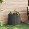 vidaXL Jardinieră Negru 60 x 30 x 50 cm Oțel