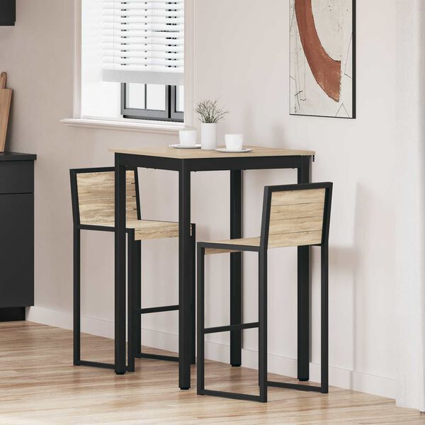 vidaXL Masă Bar &icirc;n Picioare Lemn compozit