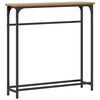 vidaXL Masă de consolă Stejar Artizanal 75 x 19,5 x 75 cm