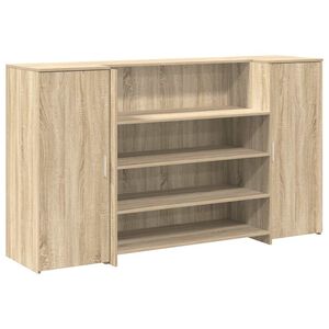 vidaXL Birou de recepție Stejar Sonoma 180x50x103,5 cm Lemn prelucrat
