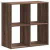 vidaXL Bibliotecă, stejar maro, 68,5x32x68,5 cm, lemn prelucrat