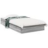 vidaXL Cadru de pat cu sertare gri sonoma 90x200 cm lemn prelucrat