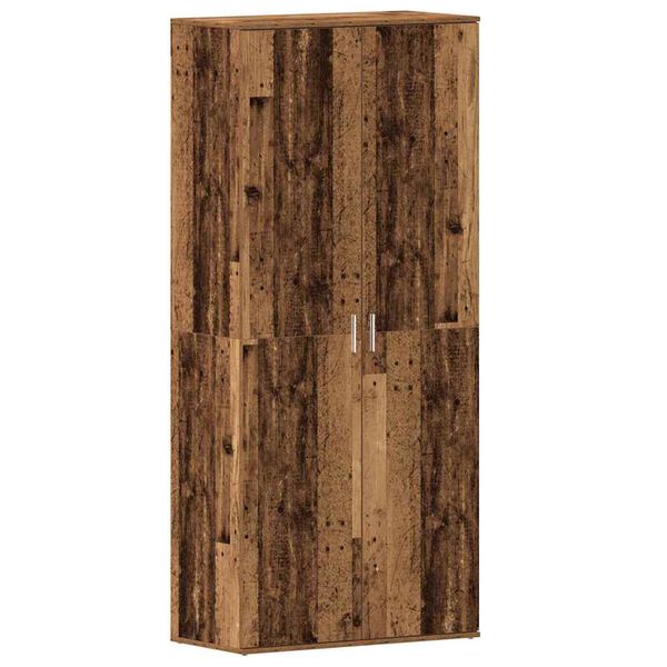 vidaXL Dulap pentru pantofi Lemn vechi 80 x 39 x 178 cm Lemn compozit