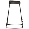 vidaXL Scaune de bar 2 buc Negru 45x40x62 cm lemn masiv de mango