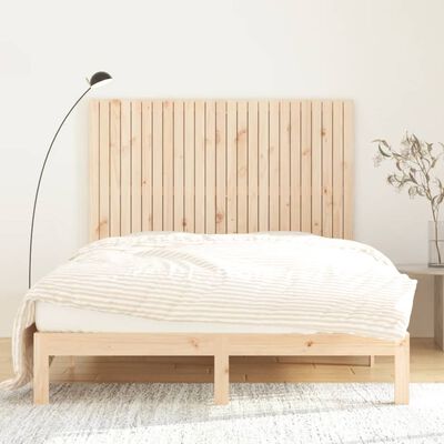 vidaXL Tăblie de pat pentru perete, 159,5x3x110 cm, lemn masiv de pin