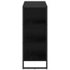 vidaXL Dulap lateral Stejar Negru 96.5 x 30 x 75 cm Lemn compozit