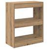 vidaXL Dulap pentru cărți Stejar Artizanal 60 x 30 x 72 cm