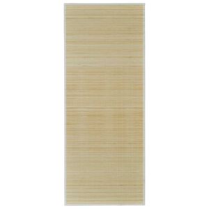 Covor dreptunghiular din bambus natural 150 x 200 cm
