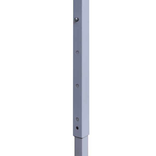 vidaXL Cort de petrecere pliabil cu 2 pereți, crem, 2 x 2 m, oțel