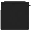 vidaXL Dulap de perete, negru, 80x36,5x35 cm, lemn compozit