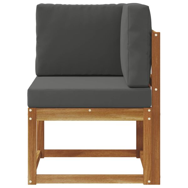 vidaXL Sofa Colțar pentru Exterior Lemn Solid de Acacia