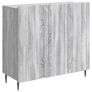 vidaXL Bufet Sonoma gri 89 x 34,5 x 82 cm Lemn prelucrat