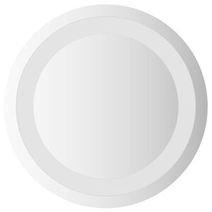 vidaXL Oglindă de baie cu LED Transparent &Oslash; 30 cm sticlă securizată
