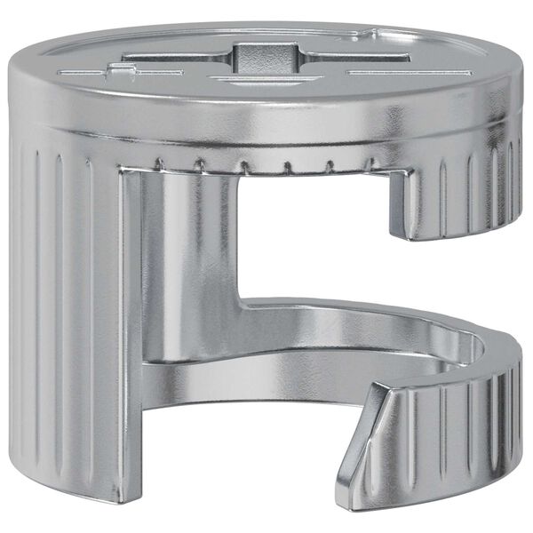 vidaXL Șuruburi cu &icirc;ncuietoare tip cam 12 pcs Argintiu 15 x 11,5 mm