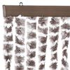 vidaXL Perdea pentru insecte, gri taupe și alb, 90 x 220 cm, chenille