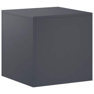 vidaXL Suport pentru plante Antracit 40 x 40 x 40 cm Oţel inoxidabil