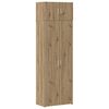 vidaXL Dulap de depozitare 3 buc. Stejar Artizanal 70 x 42,5 x 185 cm