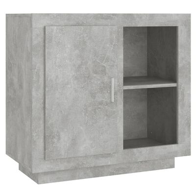 vidaXL Servantă, gri beton, 80x40x75 cm