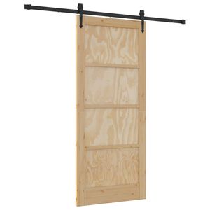 vidaXL Ușă glisantă ORKDAL 86 x 198,5 cm Lemn masiv de pin