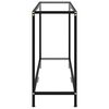 vidaXL Masă consolă, transparent, 120 x 35 x 75 cm, sticlă securizată