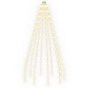 vidaXL Lumini pentru bradul de Crăciun 150 LED-uri Alb cald 150 cm