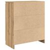 vidaXL Bufetă cu sertar Artisan Stejar 71x35x84 cm Lemn prelucrat