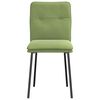vidaXL Scaune de bucătărie, 2 buc., verde deschis, catifea