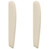 vidaXL Ureche pentru Tăblie Crem 80 x 23 x 6 cm țesătură