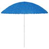 vidaXL Umbrelă de soare de plajă Hawaii, albastru, 300 cm