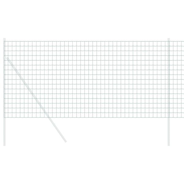 vidaXL Gard Euro Verde 1.4 x 10 m Fier acoperit cu PVC