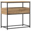 vidaXL Masă de consolă Stejar Artizanal 75 x 40 x 75 cm Lemn prelucrat