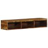 vidaXL Dulap TV montat pe perete 100x30x19 cm, lemn masiv reciclat