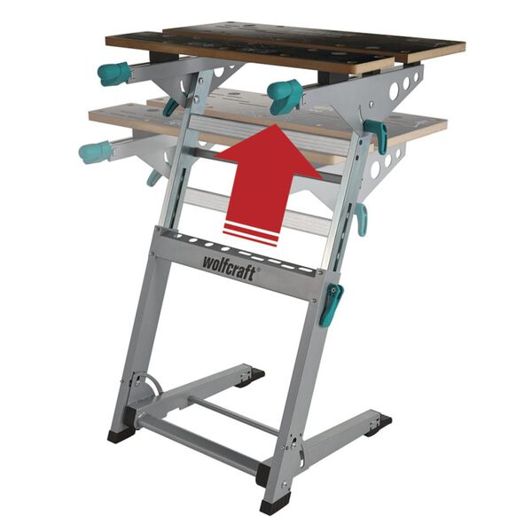 wolfcraft Banc de lucru cu menghină Master 700 6908000