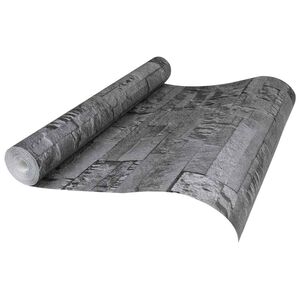 vidaXL Tapet 3D cu Piatră Negru 10 x 0,53 m Țesătură Netesută