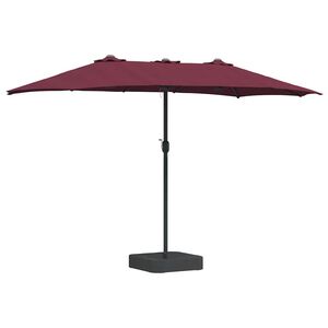 vidaXL Parasol de Grădină 385 x 209 x 244 cm Poliester și oțel