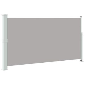 vidaXL Copertină laterală retractabilă de terasă, gri, 160x300 cm