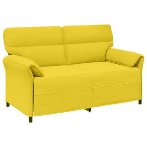 vidaXL Canapea 100% poliester, cadru din metal, MDF, placaj