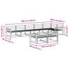 vidaXL Set de canapele de exterior 8 pcs natural Lemn Solid de Acacia