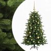 vidaXL Brad de Crăciun artificial cu glob 120 cm 150 LED-uri Alb cald