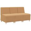 vidaXL Unitate Sofa Modulară Fără Brațe 3 buc. Bej