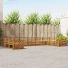 vidaXL Seturi de canapele 10 pcs natural Lemn Solid de Acacia