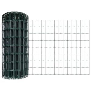 vidaXL Gard din s&acirc;rmă sudată 10 x 0,4 m (l x h) Oțel cu strat de PVC