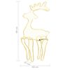 vidaXL Decorațiune de Crăciun ren cu plasă, 306 LED-uri, 60x24x89 cm