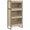 vidaXL Dulap pentru cărți 60 x 30 x 121 cm Lemn prelucrat Sonoma