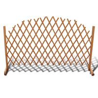 vidaXL Gard cu zăbrele, 180 x 100 cm, lemn masiv